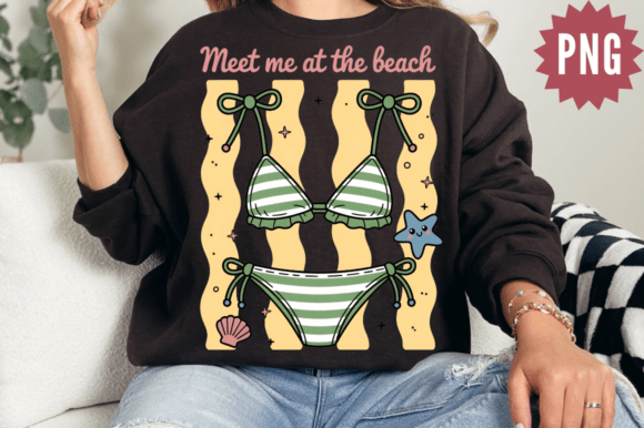 Download Bikini Beach Cute Summer PNG Design - Premium Resources