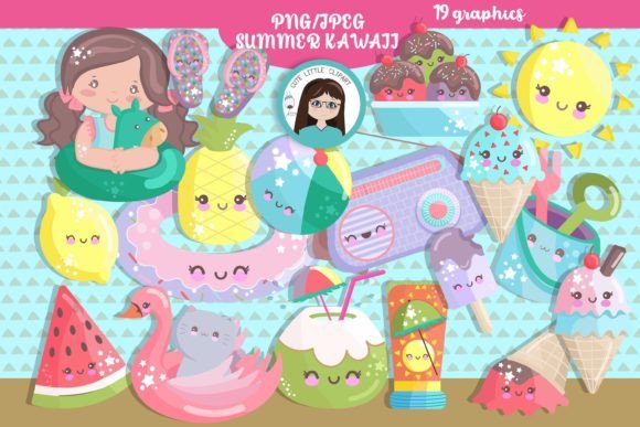 Download Summer Kawaii Cliparts - Premium Resources
